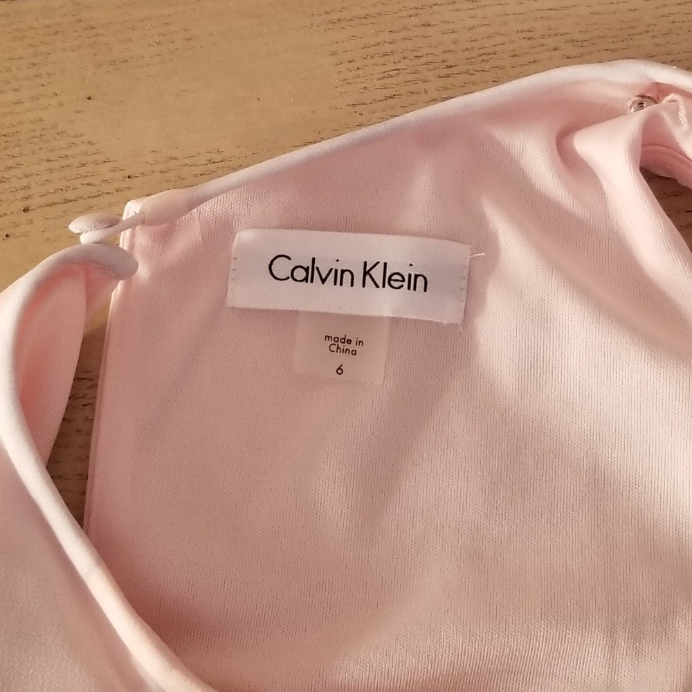 NWOT - Pretty Pink Calvin Klein Dress - Picture 7 of 8